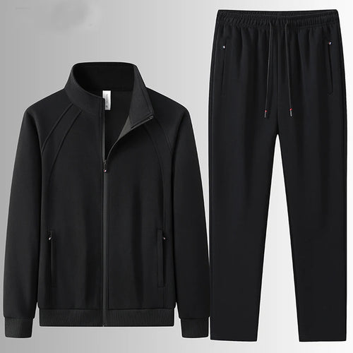 Men's Cotton Set Autumn Winter Jogging Sportswear 2PCS Sport Suit