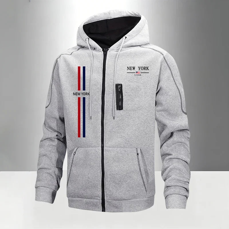 Men's Set/Coat/Pants Autumn Winter Sportswear 2026 New Arrival Zipper