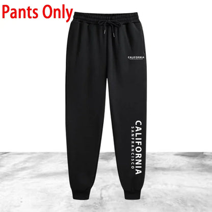 Tracksuit Men's Printing Casual Zip Hooded Sweatshirts Coat Outdoors