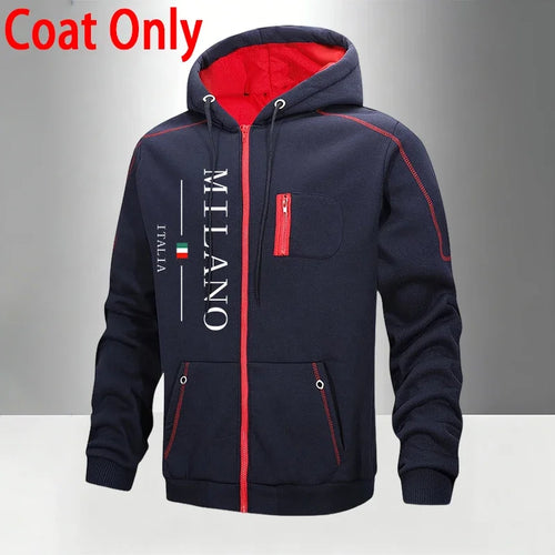 italy Fashion Men's Set/Coat/Pants Autumn Winter Daily Casual Sports