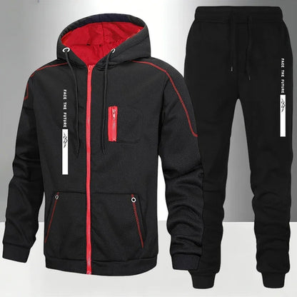 Men's Tracksuit Casual Hoodie Sweatshirts Coat Outdoors Sports Jogging