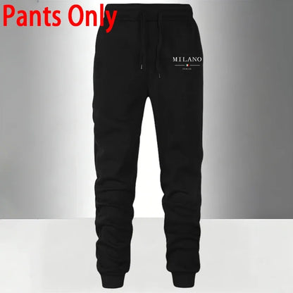 italy Fashion Men's Set/Coat/Pants Autumn Winter Daily Casual Sports