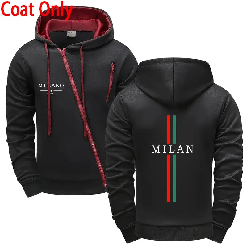Men Tracksuit Sets Fashion Casual Daily Outdoor Hooded Sweatshirts