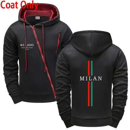 Men Tracksuit Sets Fashion Casual Daily Outdoor Hooded Sweatshirts