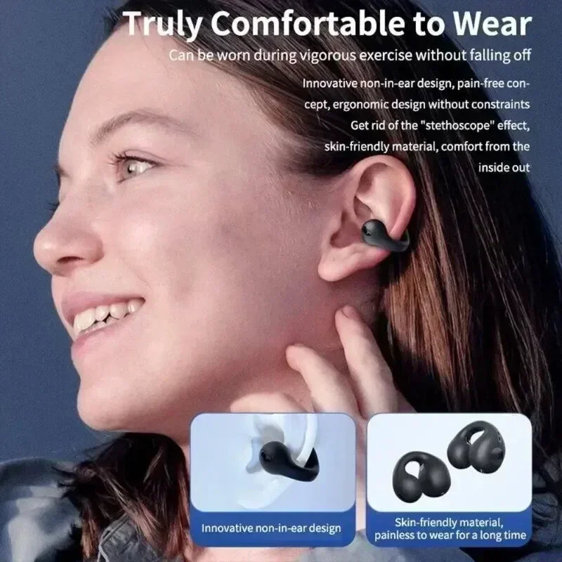 New Original T75 Bone Conduction Wireless Bluetooth 5.3 Headphones