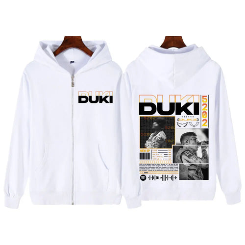 Rapper Duki Duki 5202 MIXTAPE 2025 Album Zipper Hoodies Men Women