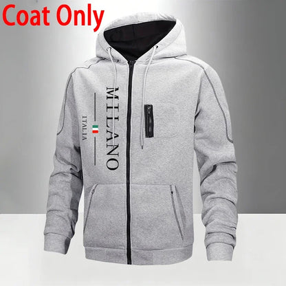 italy Fashion Men's Set/Coat/Pants Autumn Winter Daily Casual Sports