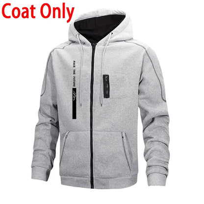 Men's Tracksuit Casual Hoodie Sweatshirts Coat Outdoors Sports Jogging
