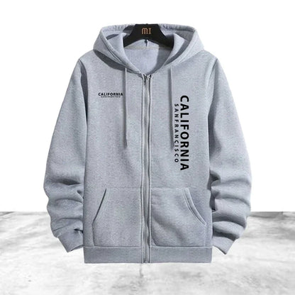 Tracksuit Men's Printing Casual Zip Hooded Sweatshirts Coat Outdoors