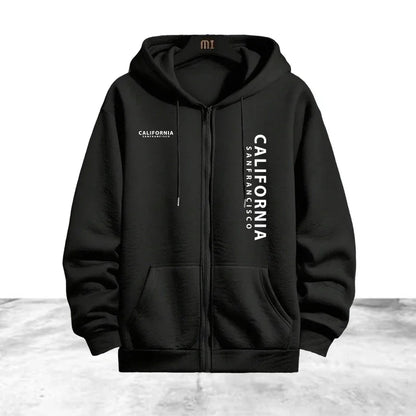 Tracksuit Men's Printing Casual Zip Hooded Sweatshirts Coat Outdoors
