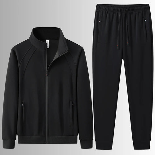 Men's Cotton Set Autumn Winter Jogging Sportswear 2PCS Sport Suit