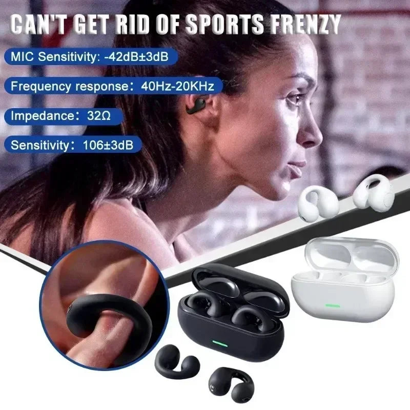 New Original T75 Bone Conduction Wireless Bluetooth 5.3 Headphones