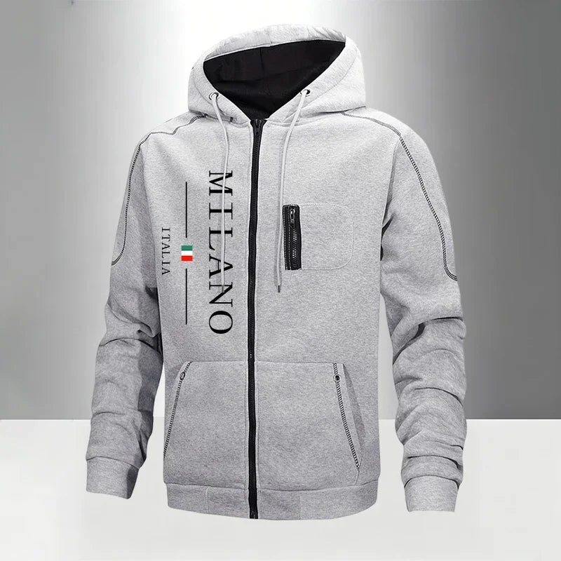 italy Fashion Men's Set/Coat/Pants Autumn Winter Daily Casual Sports