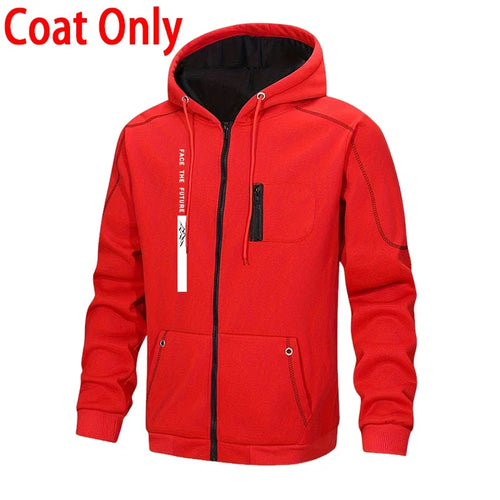 Men's Tracksuit Casual Hoodie Sweatshirts Coat Outdoors Sports Jogging
