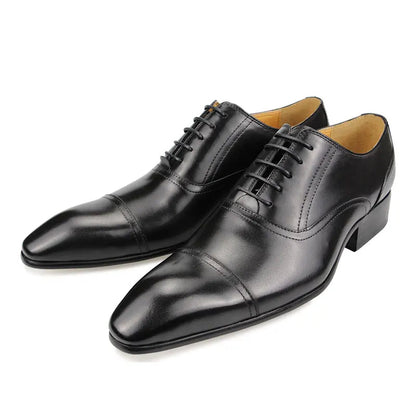 Men Leather Shoes Factory Custom Made Italian Designer Dress Shoe