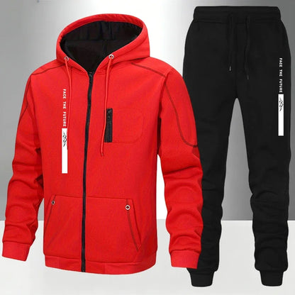 Men's Tracksuit Casual Hoodie Sweatshirts Coat Outdoors Sports Jogging