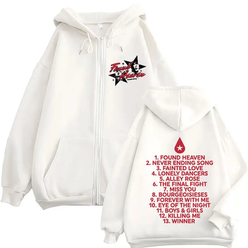 Conan Gray Found Heaven Album 2025 Zipper Hoody Mens Women Retro