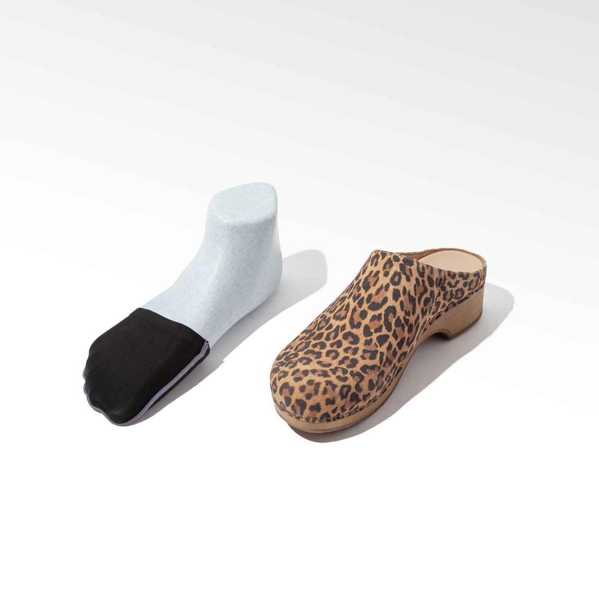 Ultra Thin Toe Cover Half Socks | Brown