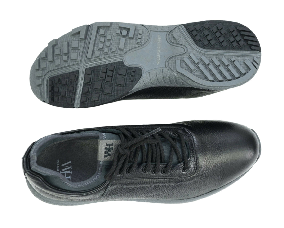 Men's Ace Deerskin Golf Shoes - in All Black