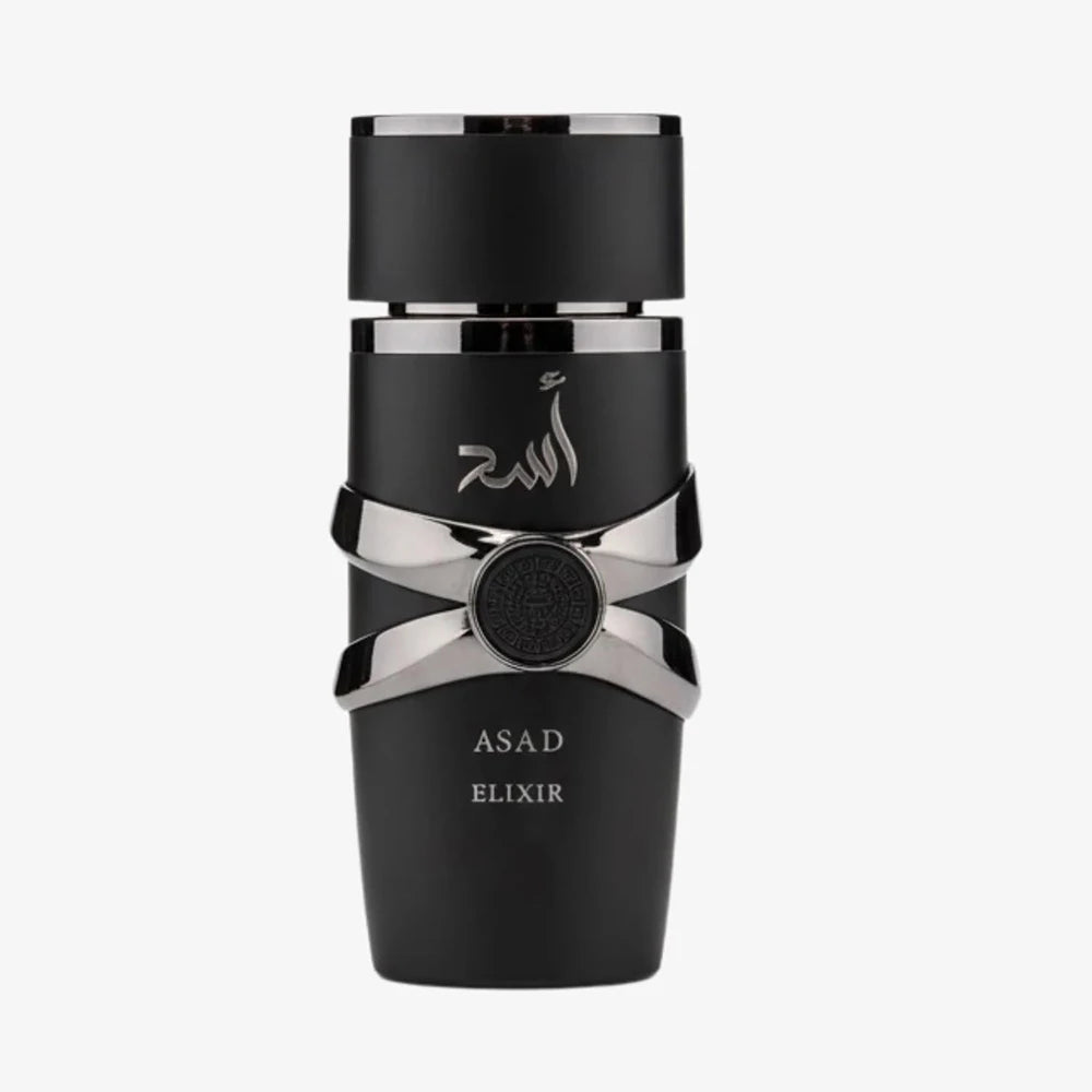 Asad Elixir Men EDP Perfume 100ml, Spicy Woody Oriental Long Lasting Arabian Style Fragrance, Masculine Cologne for Daily & Evening Wear