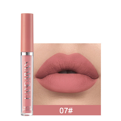 12-Color Matte Lip Glaze Liquid Lipstick