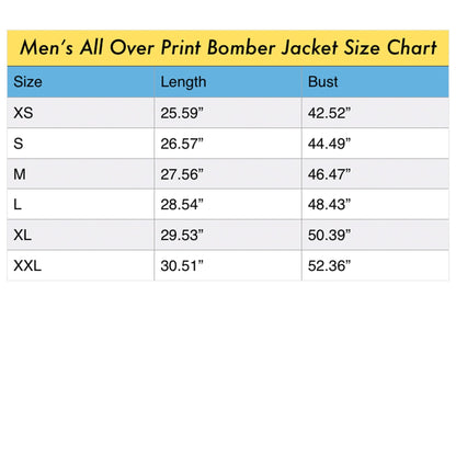 THE CONCERT II All Over Print Bomber Jacket for Men