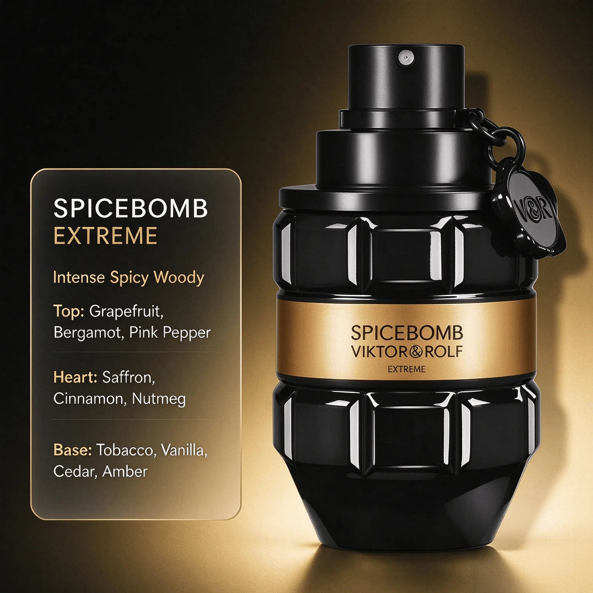 Viktor&Rolf Spice Extreme Eau De Toilette 150ml, Intense Spicy Woody Unisex Perfume, Powerful Long Lasting Fragrance with Cinnamon, Saffron & Cedar, Great for Evening Events, Date Nights and Special Occasions, Wonderful Gift for Men & Women