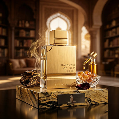 AL HARAMAIN Amber Oud Gold Edition - Arabian Perfume for Women and Men Unisex - Long Lasting Amber - 2 oz