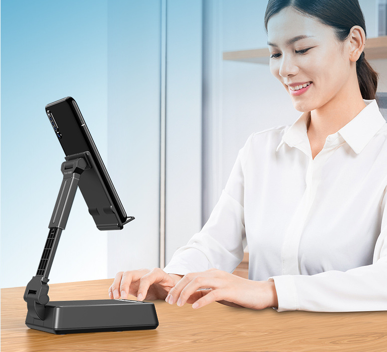 Mobile Phone Broadcaster Stand Wireless Bluetooth Speaker