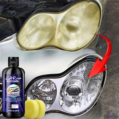 Car Headlight Polishing Agent Scratch Remover Repair Fluid Headlight Renewal Polish And Maintenance Liquid Kit Auto Accessories