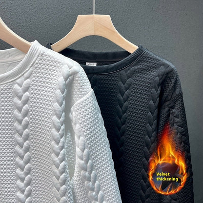 High Sense Internet Hot Fashion Brand Brushed Hoody Men