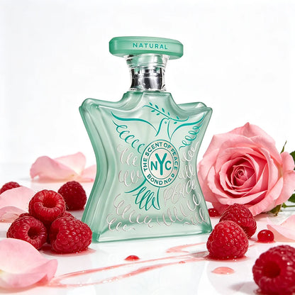 Bond No.9 The Scent of Peace Natural Perfume 100ml Women Eco Chic Citrus Scent Lemon Blackcurrant Top Notes Raspberry Rose Damascena Heart Cedarwood Musk Base Long Lasting EDP Natural Vegan Gift Box