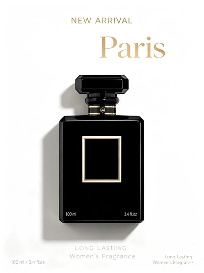 New Arrival Noir Paris EDP 100ml 3.4oz Grapefruit Rose Jasmine Patchouli Vanilla Long Lasting Scents Perfumes Sprays Women Labor Day Halloween Thanksgiving Black Friday Cyber Monday Christmas Gift Ideas Best Seller Fast US Local Shipping Spray Scent Hot