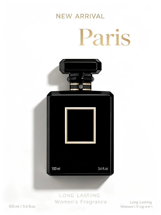 New Arrival Noir Paris EDP 100ml 3.4oz Grapefruit Rose Jasmine Patchouli Vanilla Long Lasting Scents Perfumes Sprays Women Labor Day Halloween Thanksgiving Black Friday Cyber Monday Christmas Gift Ideas Best Seller Fast US Local Shipping Spray Scent Hot