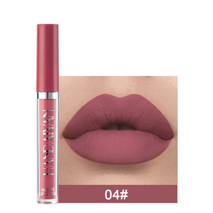 12-Color Matte Lip Glaze Liquid Lipstick