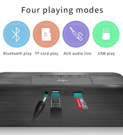 Portable Wireless 3D Stereo10W NBY Bluetooth Speaker