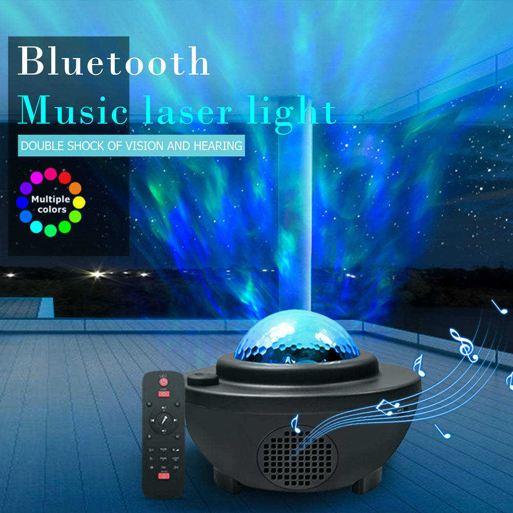 LED Bluetooth Speaker Night Light Galaxy Starry Night Lamp