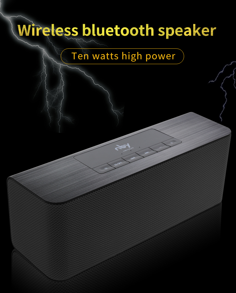 Portable Wireless 3D Stereo10W NBY Bluetooth Speaker