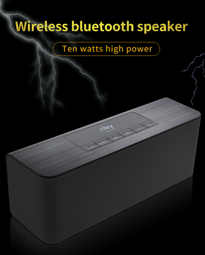 Portable Wireless 3D Stereo10W NBY Bluetooth Speaker