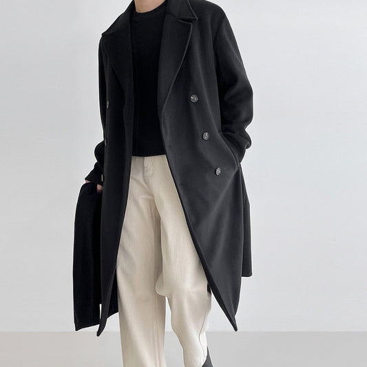 MetroElite™ Men's Wool Coat – Premium Winter Elegance