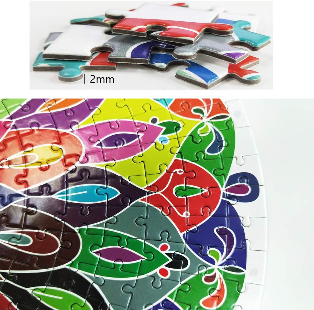 500 Pieces Blooming Color Puzzles for Adults Kids
