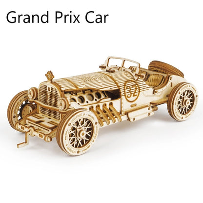 Assembly Model Toys Model Building Block 3D Wooden Puzzle