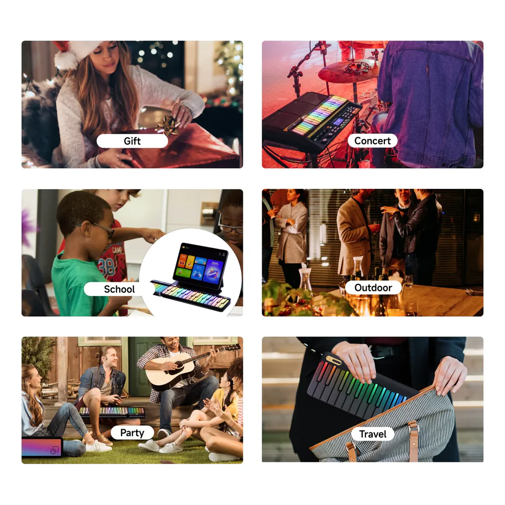 PopuPiano Smart Portable MIDI Keyboard Smart Piano