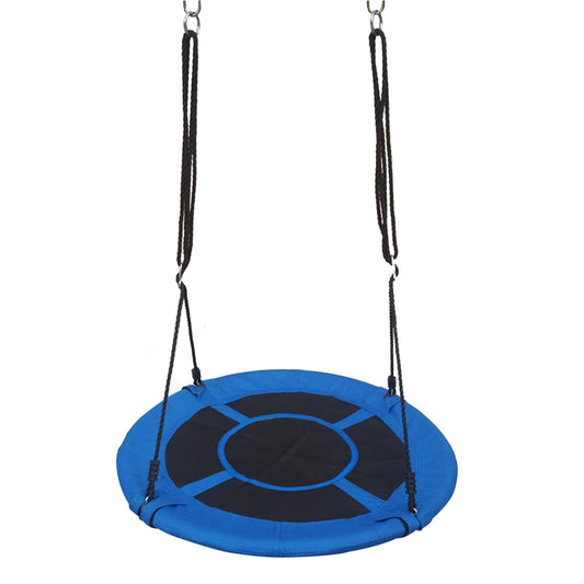40" Kids Outdoor Round Net Hanging Rope Nest Tree Swing