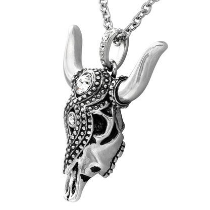 Taurus Bull Skull Necklace