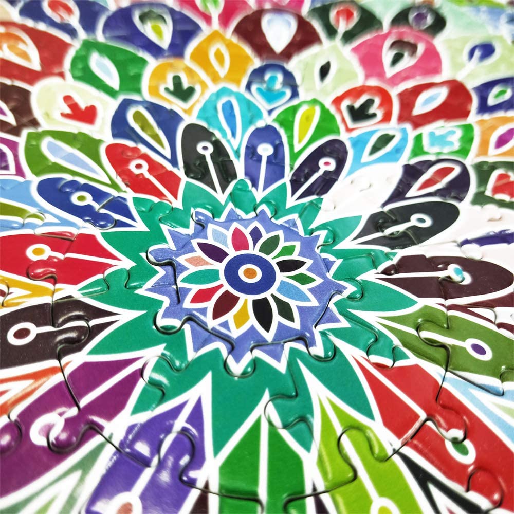 500 Pieces Blooming Color Puzzles for Adults Kids
