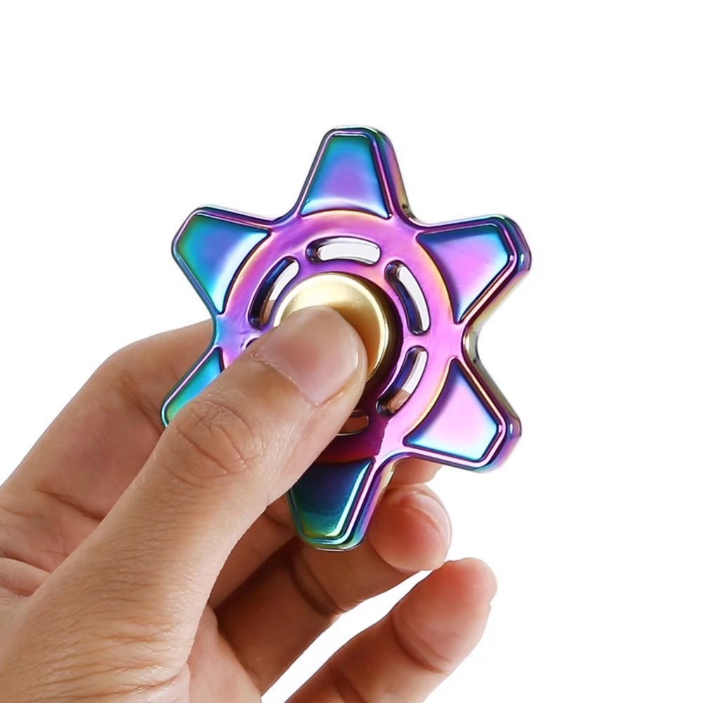 Colorful Zinc Alloy Fidget Spinner