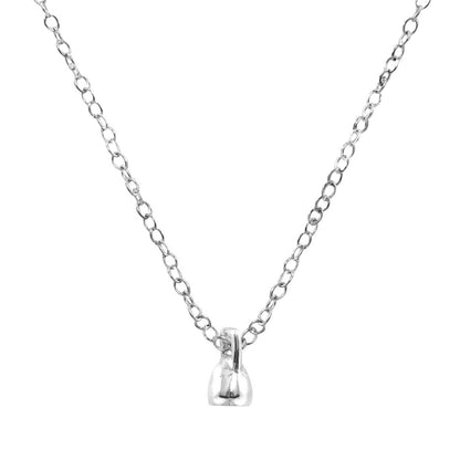 Little Heart Link Paradise Silver Necklace Pendant