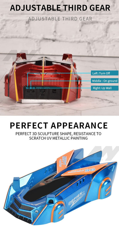 New Toy Infrared induction wall climbing Stunt Car for Christmas Gift