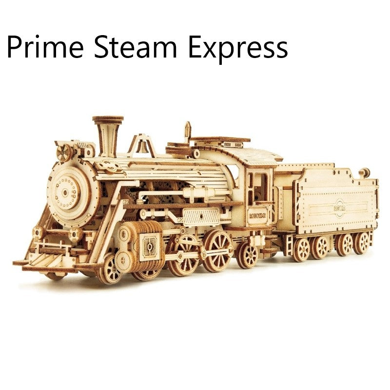 Assembly Model Toys Model Building Block 3D Wooden Puzzle